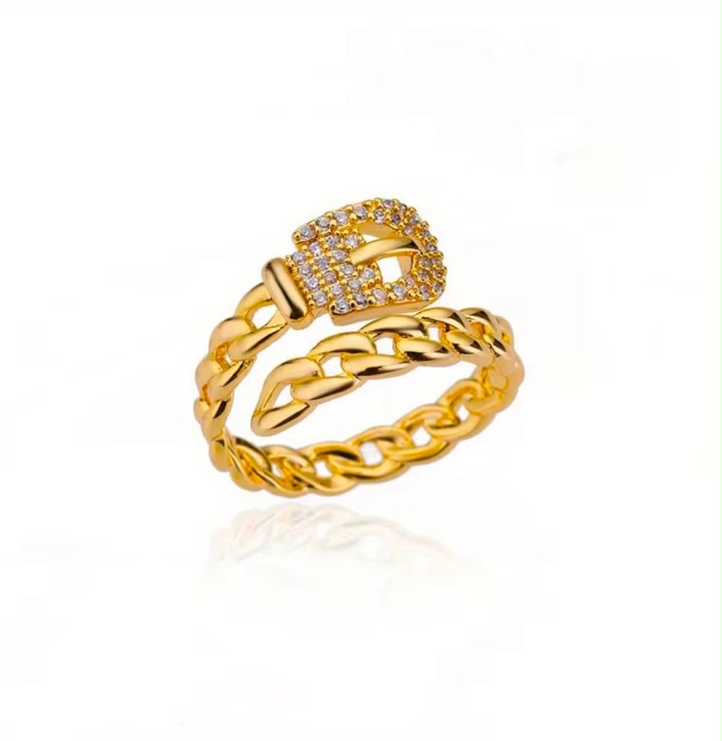 Shiny Belt ring