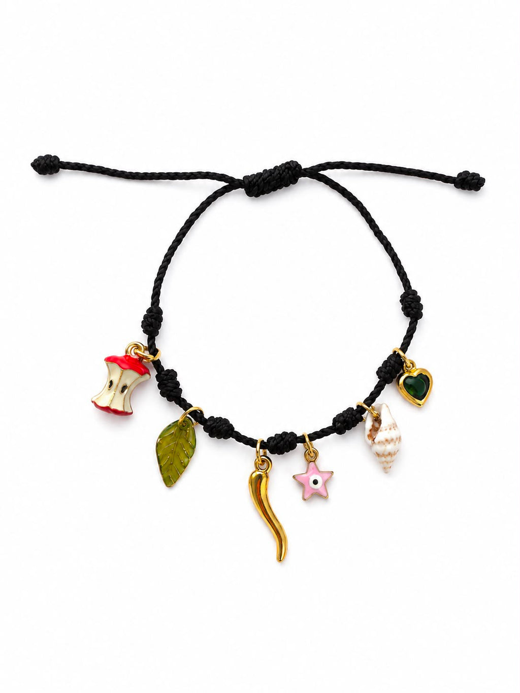 Black Charm Bracelet